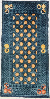 Pao Tow antik, China, um 1910, Wolle geknüpft auf Baumwolle, ca. 123 x 60 cm, EHZ: 2(guter Zustand)