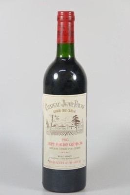 11 Fl. 1985 Chateau Jean Faure, Saint-Emilio Grand Cru Classé, Michel Amart, 75 cl, upper shoulder - top shoulder, Alters- und Gebr.-spuren, nicht ...