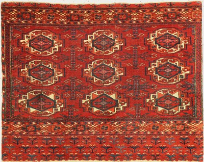 Antiker Ersari Tschowal, Turkmenistan, 19 Jhd., Wolle geknüpft auf Wolle, ca. 95 x 74 cm, EHZ:(Fragment)