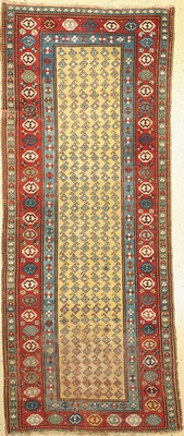Antiker Kazak, Kaukasus, um 1900, Wolle aufWolle, ca. 275 x 111 cm, EHZ: 4