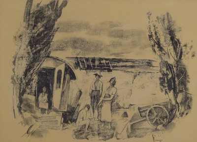 Erich Rockenbach, 1911-1984 Ludwigshafen, Mitbegründer und späterer Vorsitzender der Künstlergemeinschaft "Der Anker", hier: ...