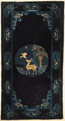 Antiker Pao Tow, China, um 1910, Wolle geknüpft auf Baumwolle, ca. 165 x 89 cm, EHZ: 2(ein kleiner Riss am Rand).