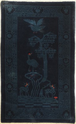 Antiker Pao Tow, China, um 1910, Wolle geknüpft auf Baumwolle, ca. 160 x 99 cm, EHZ: 2(ein kleiner Riss am Rand).