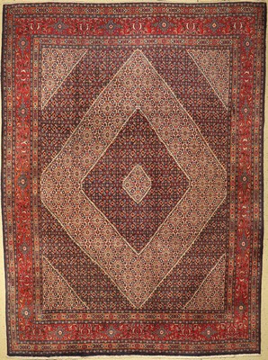 Mud alt, Persien, ca. 50 Jahre, Wolle auf Baumwolle, ca. 345 x 255 cm, EHZ: 2