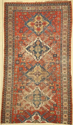 Sumakh antik (Fragment), Kaukasus, um 1900,Wolle auf Wolle, ca. 280 x 163 cm, EHZ: 5