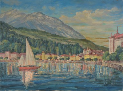August Ludwig Schmitt, 1882 Karlsruhe - 1936 Stuttgart, Studium a.d. Akademie Karlsruhe und a.d. Akademie Stuttgart, Meisterschüler bei Adolf ...