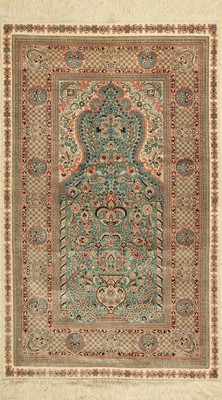 Hereke Seide fein, China, ca. 40 Jahre, reine Naturseide, ca. 152 x 94 cm, EHZ: 2