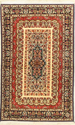 Ghom Kork, Persien, ca. 50 Jahre, Korkwolle, ca. 130 x 83 cm, EHZ: 2