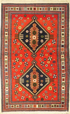 Eriwan, Rußland, ca. 50 Jahre, Wolle auf Baumwolle, ca. 201 x 126 cm, EHZ: 2