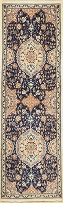 Nain, Persien, ca. 50 Jahre, Wolle auf Baumwolle, ca. 280 x 88 cm, EHZ: 2