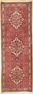 Bidjar Kork fein, Persien, ca. 50 Jahre, Korkwolle, ca. 238 x 85 cm, EHZ: 2
