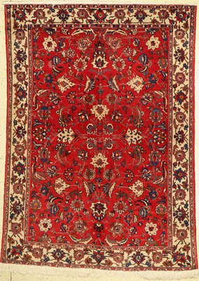Esfahan Mobarake, Persien, um 1930, Wolle auf Baumwolle, ca. 208 x 155 cm, EHZ: 2-3