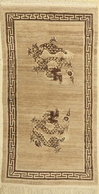 Drachenteppich, Nepal, ca. 50 Jahre, Wolle auf Baumwolle, ca. 175 x 93 cm, EHZ: 2