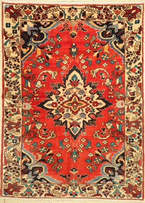 Lilian alt, Persien, ca. 60 Jahre, Wolle auf Baumwolle, ca. 203 x 148 cm, EHZ: 2