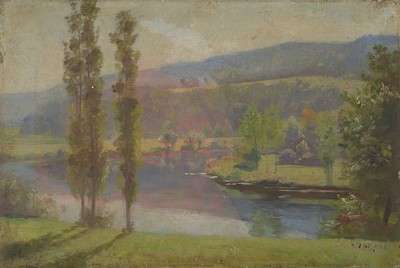 Wilhelm Nagel, 1866 Mannheim - 1945 Baden -Baden, Studium a.d. Kunstgewerbeschule München, der Akademie der Bildenden Künste Karlsruhe u.a. bei ...