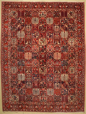 Bachtiar, Persien, ca. 50 Jahre, Wolle auf Baumwolle, ca. 421 x 318 cm, EHZ: 2, Florfehlstellen