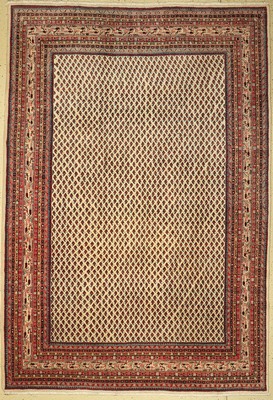 Sarogh Mir, Persien, ca. 50 Jahre, Wolle auf Baumwolle, ca. 324 x 224 cm, EHZ: 2