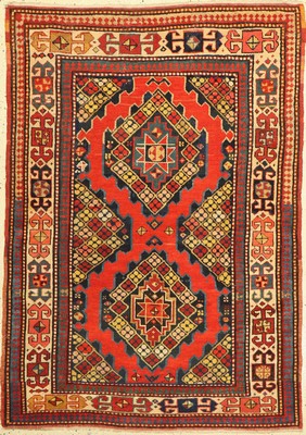 Antiker Karabagh, Kaukasus, um 1910, Wolle auf Wolle, ca. 167 x 120 cm, EHZ: 3
