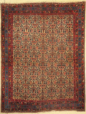 Antiker Afschar, Persien, um 1900, Wolle auf Wolle, ca. 205 x 155 cm, EHZ: 4