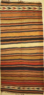 Ghaschgai Kelim, Persien, um 1920, Wolle auf Wolle, ca. 365 x 170 cm, EHZ: 3