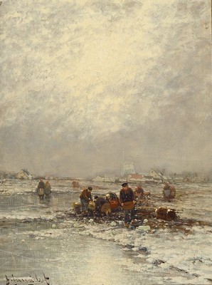 Johann Jungblut, 1860 Saarburg - 1912 Düsseldorf, Düsseldorfer Schule; Kunstgewerbler bei Villeroy & Boch in Mettlach, autodidaktische ...