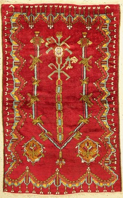Antiker Megri, Türkei, um 1900, Wolle auf Wolle, ca. 163 x 100 cm, EHZ: 3-4