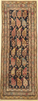 Gendje antik, Kaukasus, um 1900, Wolle auf Wolle, ca. 277 x 105 cm, EHZ: 3-4