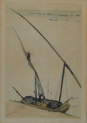 Emil Orlik, 1870 Prag - 1932 Berlin, Ausbildung bei Heinrich Knirr u. ab 1891 an der Akademie München mit Schwerpunkt auf die grafischen Künste, ...