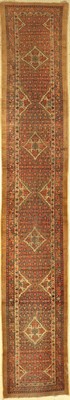 Antiker Sarab, Persien, um 1900, Kamelwolleauf Wolle, ca. 490 x 85 cm, EHZ: 4
