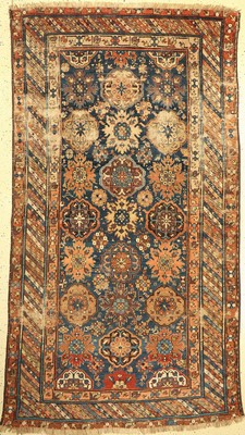 Antiker Gendje, Kaukasus, 19. Jhd, Wolle auf Wolle, ca. 257 x 142 cm, EHZ: 5