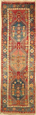Antiker Yürük, Türkei, um 1900, Wolle auf Wolle, ca. 368 x 117 cm, EHZ: 3