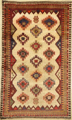 Gabbeh alt, Persien, um 1950, Wolle auf Wolle, ca. 215 x 130 cm, EHZ: 3-4