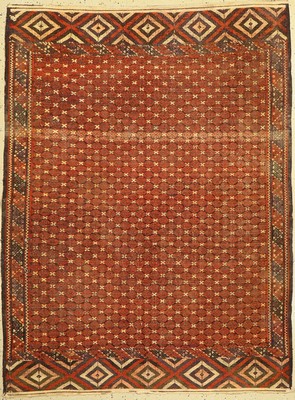 Yomud flachgewebt, Turkmenistan, um 1900, Wolle auf Wolle, ca. 180 x 130 cm, EHZ: 3