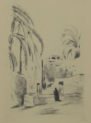 Emil Orlik, 1870 Prag - 1932 Berlin, Aubildung bei Heinrich Knirr u. ab 1891 an der Münchener Akademie mit Schwerpunkt auf die grafischen Künste, ...