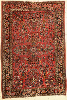 US Re-Import Sarogh antik, Persien, um 1910, Wolle auf Baumwolle, ca. 150 x 100 cm, EHZ: 4
