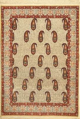 Ghom Kork fein, Persien, ca. 60 Jahre, Korkwolle, ca. 200 x 144 cm, EHZ: 2