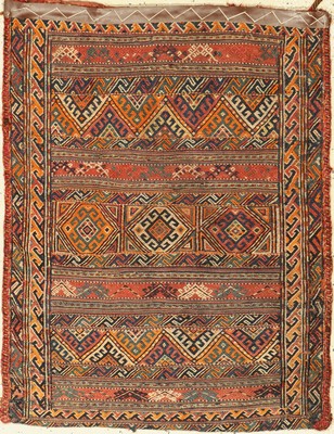 Sumakh Tasche, Persien, um 1930, Wolle auf Wolle, ca. 105 x 82 cm, EHZ: 2-3