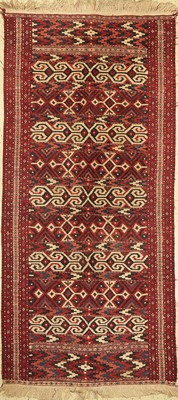 Sumakh alt, Turkmenistan, um 1940, Wolle auf Wolle, ca. 222 x 105 cm, EHZ: 2