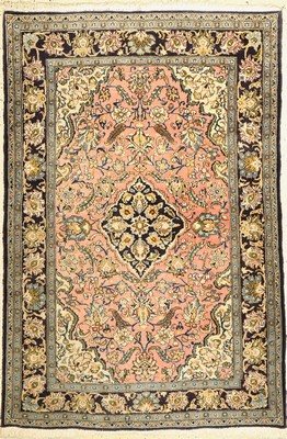 Ghom alt, Persien, ca. 50 Jahre, Wolle auf Baumwolle, ca. 160 x 107 cm, verblasst, EHZ: 2