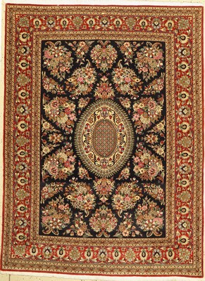 Ghom Kork, Persien, ca. 50 Jahre, Korkwolle, ca. 196 x 146 cm, EHZ: 2