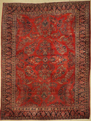 US Re-Import Sarogh, Persien, um 1940, Wolle auf Baumwolle, ca. 355 x 270 cm, EHZ: 4