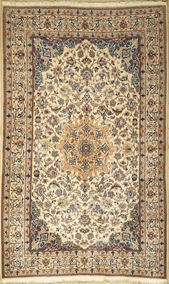 Nain fein (9la), Persien, ca. 40 Jahre, Korkwolle mit Seide, ca. 270 x 170 cm, EHZ: 2