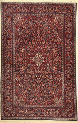 Keschan kork fein, Persien, um 1940, Korkwolle, ca. 202 x 128 cm, EHZ: 2-3
