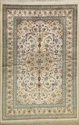 Keschan Seide fein, Persien, ca. 30 Jahre, reine Naturseide, ca. 150 x 100 cm, EHZ: 2