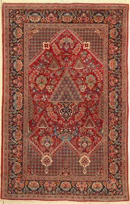 Keschan Hadji-Khanumi Design, Persien, um 1940, Wolle auf Baumwolle, ca. 210 x 135 cm, EHZ: 2-3