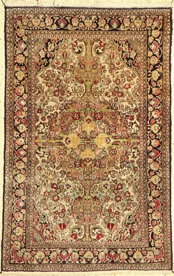 Ghom Seide, Persien, ca. 60 Jahre, reine Naturseide, ca. 170 x 110 cm, EHZ: 2
