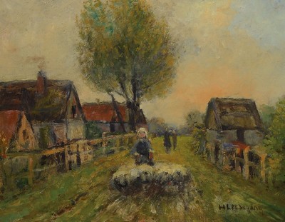 Helmuth Liesegang, 1858 Duisburg - 1945, Studium an der Düsseldorfer Akademie, Weiterbildung in Paris, Mitglied der Künstlervereinigung Malkasten, ...