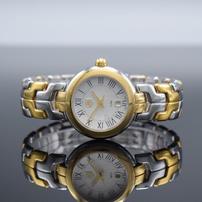 TAG HEUER Link Damenarmbanduhr in Stahl/Gold, Schweiz verk. lt. beil. Garantie 12/2013, quarz, Ref. WAT1452, Boden verschr., orig. Gliederband m. ...
