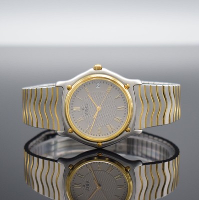 EBEL Sport Classique Armbanduhr, Schweiz um 1995, quarz, Ref. E1187141, Stülpgeh. in Edelstahl, GG-Lünette 5-fach verschr., Gliederband in ...