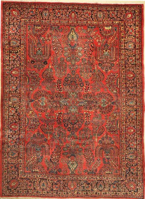 US Re-Import Sarogh, Persien, um 1930, Wolle auf Baumwolle, ca. 349 x 256 cm, EHZ: 3